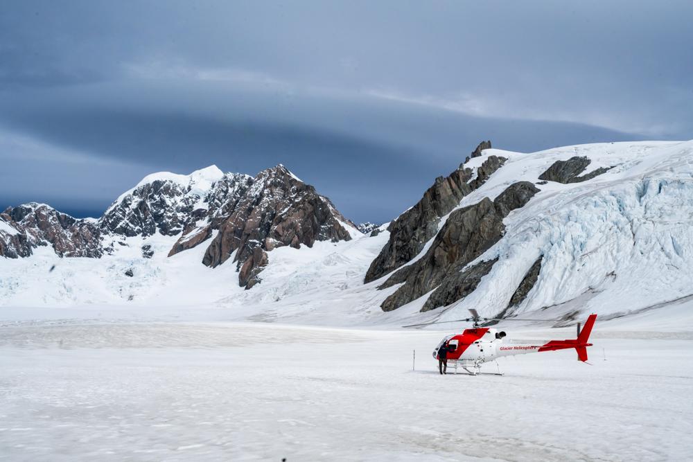 Helikopterflug Fox Glacier